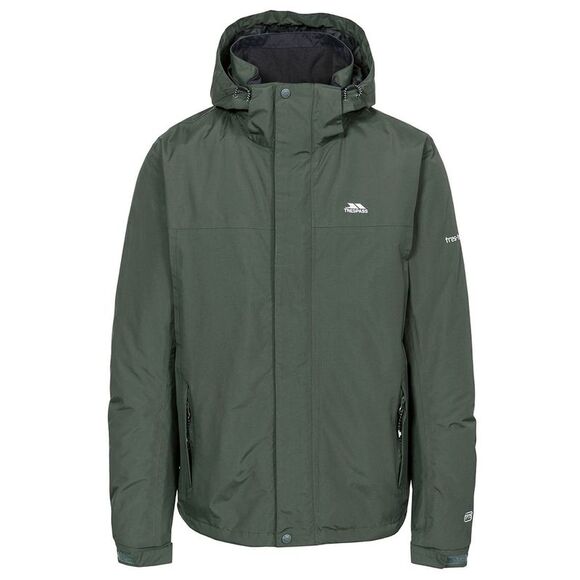 Trespass Mens Donelly Waterproof Padded Jacket / Olive